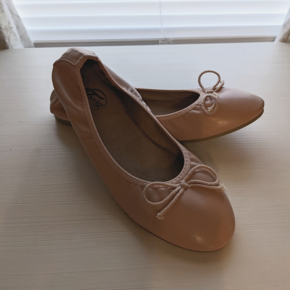 Nude Colored Ballet Flats